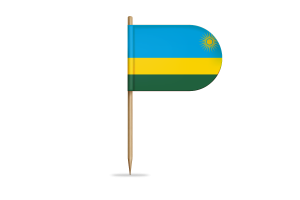 Rwanda Flag for Desk, Table flag