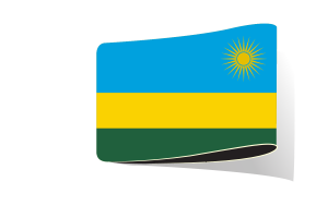 Rwanda Flag Illustration Clipart flag