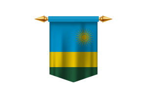 Emblem of the Republic of Rwanda flag