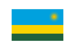 Rwanda Flag Triangle Vector Illustration flag