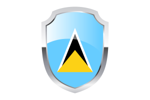 Saint Lucia Shield Logo flag
