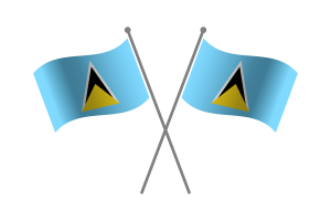 Saint Lucia Friendship Flag flag