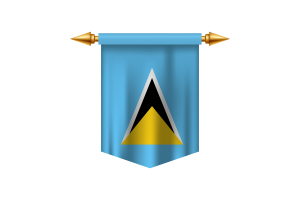 Emblem of the Saint Lucia flag