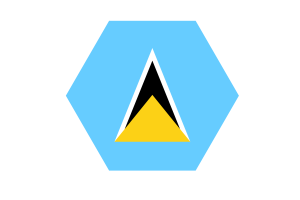 Saint Lucia Flag Vector Free | SVG and PNG flag