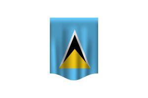 Saint Lucia Flag Banner flag