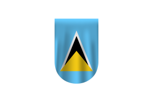 Saint Lucia Flag Vector Free Dowanlod (SVG,PNG) flag