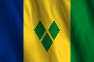 National Flag of Saint Vincent and the Grenadines flag