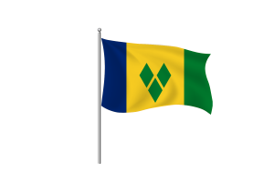 Saint Vincent and the Grenadines Flag Clipart flag