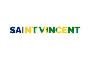 Saint Vincent and the Grenadines Text Art flag