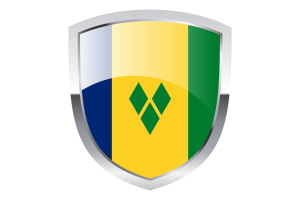 National Flag of Saint Vincent and the Grenadines Clipart flag