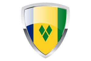 Saint Vincent and the Grenadines Shield Flag flag