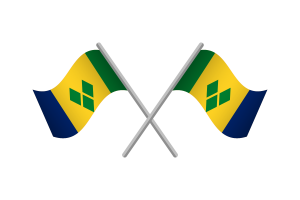 Saint Vincent and the Grenadines Flag Emblem Vector Free flag