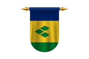Saint Vincent and the Grenadines Flag Emblem Vector Images flag