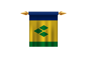 Saint Vincent and the Grenadines Emblem flag