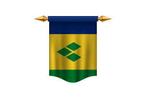 Saint Vincent and the Grenadines Flag Royal Banner flag