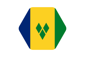 Saint Vincent and the Grenadines Flag Vector Illustration flag