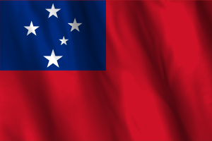 National Flag of Samoa flag