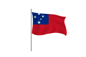 Samoa Flag Clipart flag