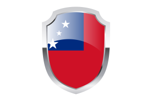 Samoa Shield Logo flag
