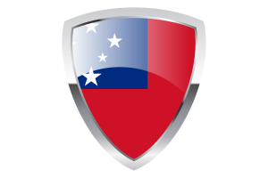 Samoa Shield Flag flag
