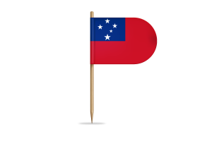 Samoa Flag for Desk, Table flag
