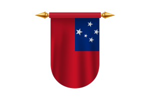 Samoa Flag Emblem Vector Images flag