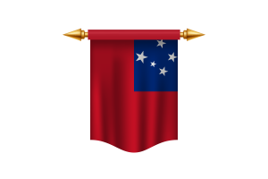 Samoa Flag Royal Banner flag