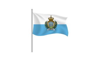 San Marino Flag Clipart flag