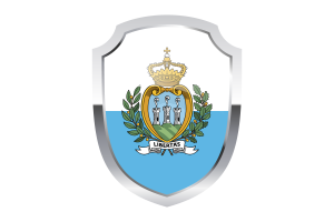 San Marino Shield Logo flag