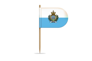 San Marino Flag for Desk, Table flag