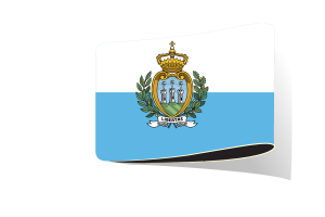 San Marino Flag Illustration Clipart flag