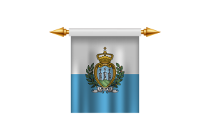 San Marino Emblem flag