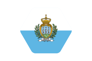 San Marino Flag Vector Illustration flag