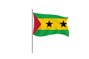 São Tomé Flag Clipart flag