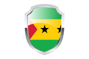 São Tomé Shield Logo flag