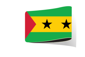 São Tomé Flag Illustration Clipart flag