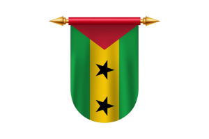 São Tomé Flag Emblem Vector Images flag