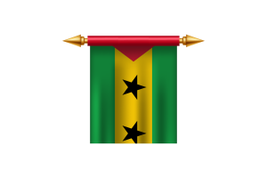 São Tomé Emblem flag