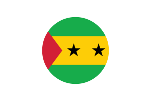 São Tomé Flag Circle Vector Free flag