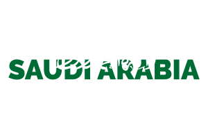 Saudi Arabia Text Art flag