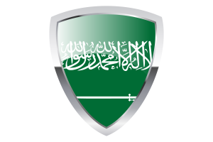 Saudi Arabia Shield Flag flag