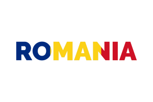 Romania Text Art flag