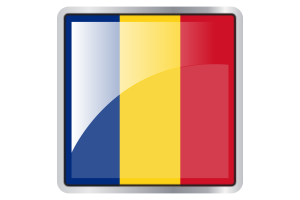Romania Flag Square icon flag