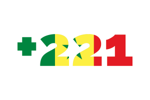 Senegal Calling Code flag