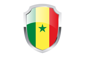 Senegal Shield Logo flag