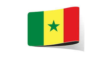 Senegal Flag Illustration Clipart flag