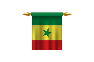Senegal Emblem flag