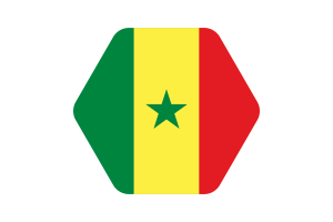 Senegal Flag Vector Illustration flag