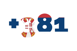 Serbia Calling Code flag
