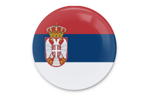 Serbia Flag Vector Art flag